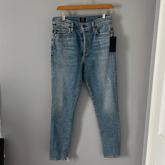 Citizens of Humanity - Olivia High Rise Slim Ankle Jeans in Backroad 28 - Picture 2 of 16